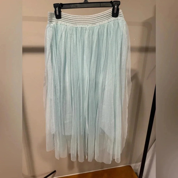 Arizona Jean Company Dresses & Skirts - Arizona Jeans Tulle Skirt with Sparkly Sequin Underskirt sz XXL 20.5